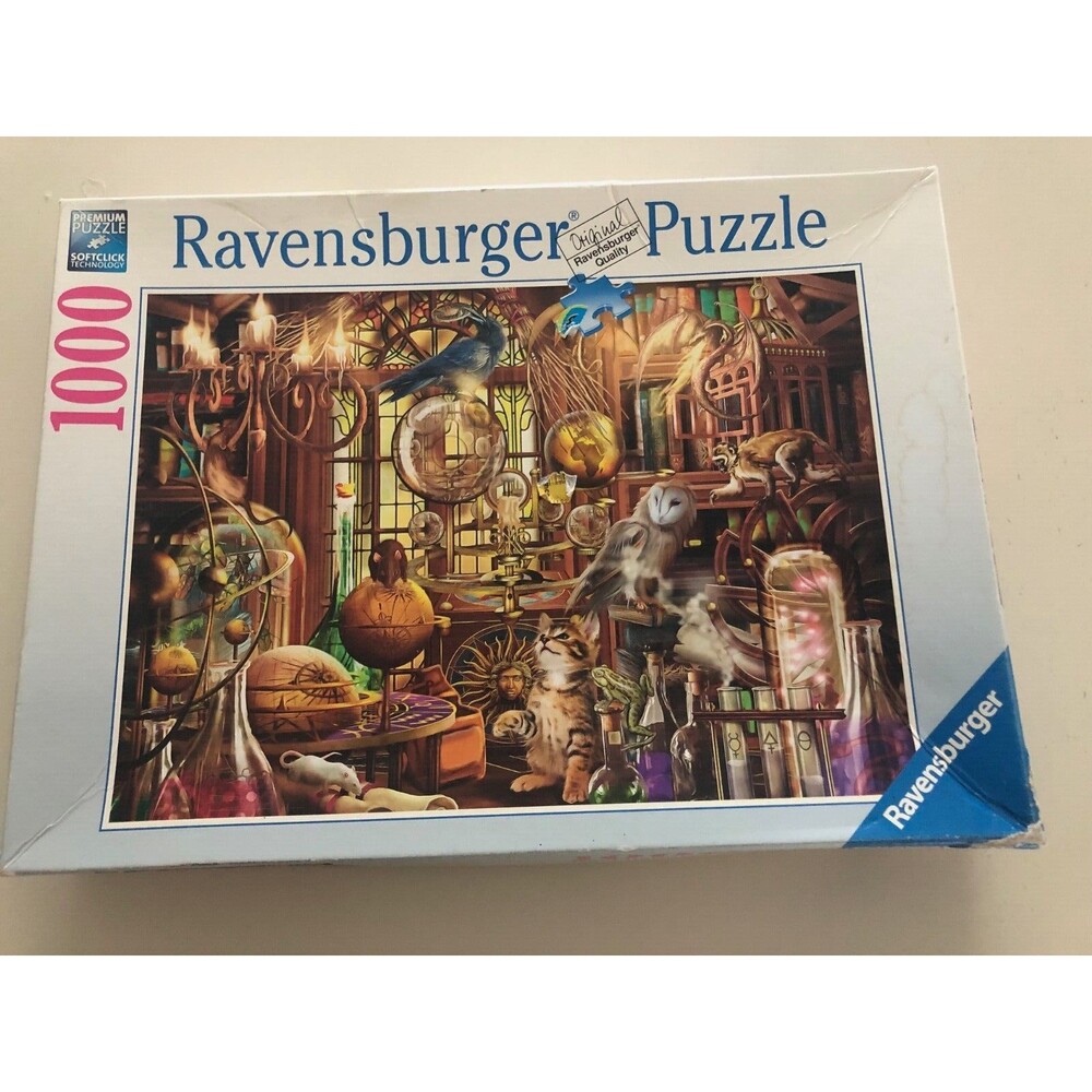 Ravensburger Puzzle Merlin's Laboratory 1000 Pc Jigsaw German 198344